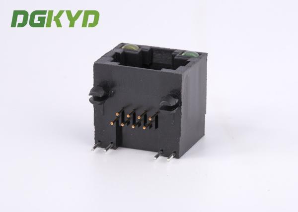 Porto Unshielded do conector Rj45 dos ethernet de DGKYD-56YGZNL o único com Y/G conduziu o RJ45 sem transformador