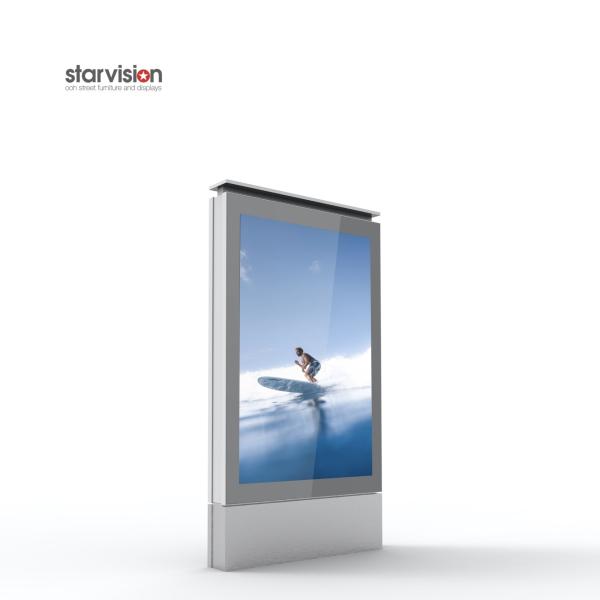 IP55 Design 420mm Stand Led Rolling City Light Poster For Street Aluminum Frame