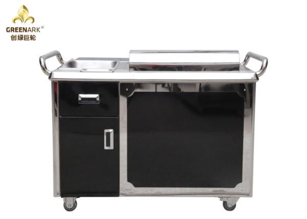 Grade japonesa preta de 1200mm Teppanyaki que cozinha o equipamento/a placa elétrica Teppanyaki do restaurante