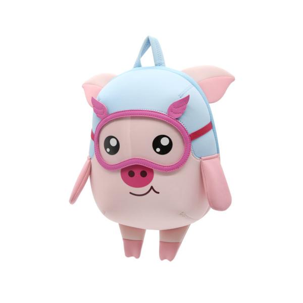 NHB208 new arrival 2019 lovely pig neoprene toddler backpack for kids