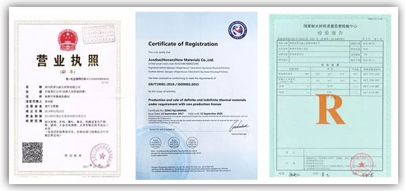 Low Porosity 1500℃ Refractory Insulation Materials High Strength Dense