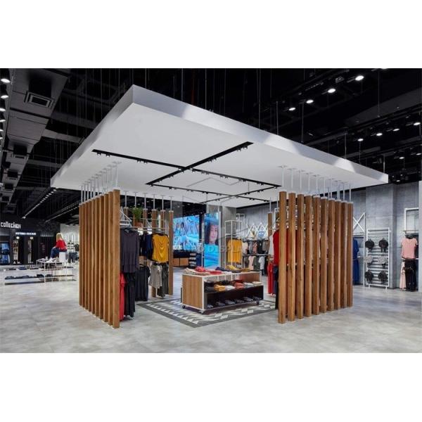 3mm Thick Boutique Female Clothing Shop Display Furniture 8mm Tempered Glass