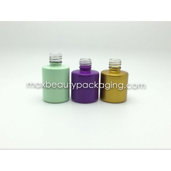 powder coating gel polish bottle thick and strong coating high quality nail polish packaging environment friendly