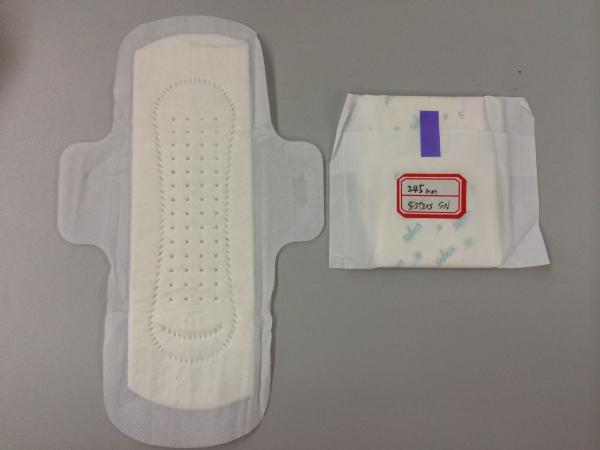 As almofadas sanitárias de bambu ervais diluem Maxi Pads With Cottony Cover Wingless
