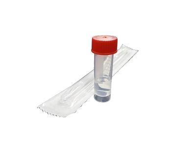 Nasopharyngeal or Oropharyngeal Swab Kit With Guanidine Salt Solution as Medium, Inactivating
