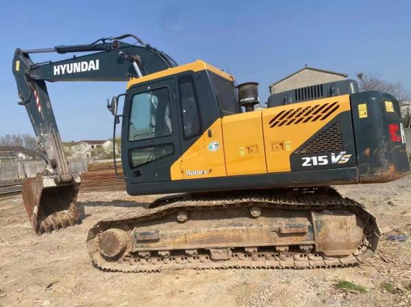 21ton Used Hyundai Excavators 215vs Machine Bucket 0.92 Cubic Meters Sell Excavator