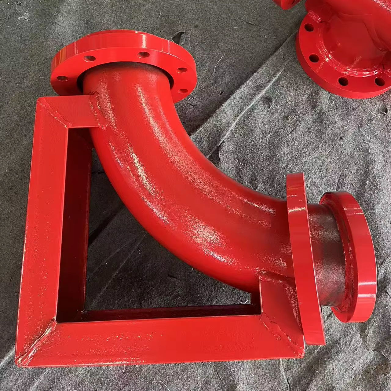 Cast Steel M13 Twin Wall Concrete Pump Elbow Pipe with 90D Degree and Full Range Radius for Putzmeister Schwing Zoomlion