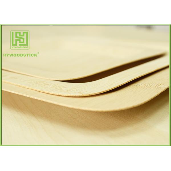 Customised Size Disposable Bamboo Plates Eco Friendly Dinnerware For Wedding
