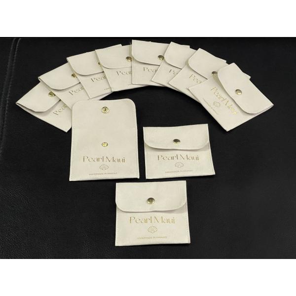 Microfiber Jewelry pouch pouches (Ring/earring/pendant/necklace/bracelet/bangle) Customized Your jewelry Packaging