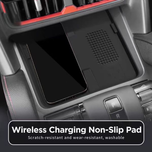 BYD Shark 2024 Wireless Charger Storage Box Plastic Non-Slip Mat Anti-Dust Dashboard Phone Accessory