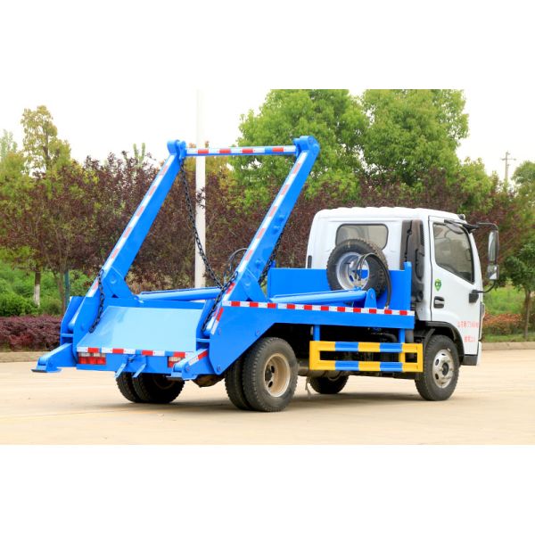 Swing Arm Waste Collection Truck With 4-Cubic Meter Garbage Container