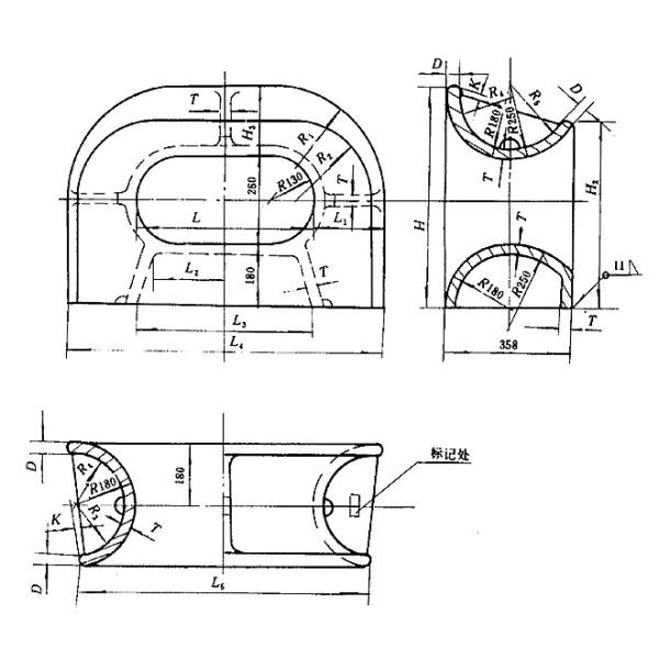 Stainless Steel Panama Mooring Components / Marine Chocks With Sandblasting Surface