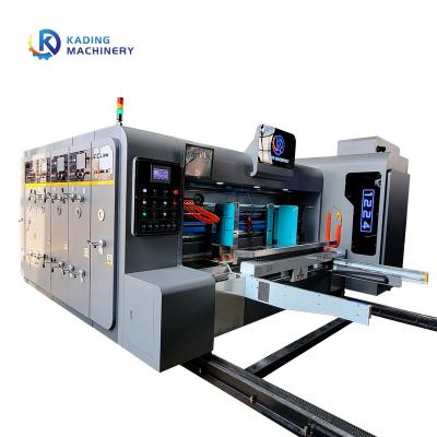 120-250pcs/Min Full Automatic Carton Printing Machine With Key Free Connection And  Ceramic Anilox Roller