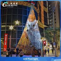 Píxel de punto LED para exteriores de 30 mm RGB DC24V, punto de luz LED DMX para la construcción de fachadas
