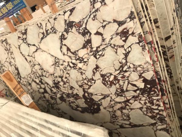Luxury Breccia Violetta Marble Natural Stone And Tile Hotel Wall Decoration Panel