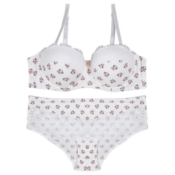Women Lingerie Set Printed Flowers S-XL America Size High Quality New Come Lingerie Wholesale Set Matching Set for Women