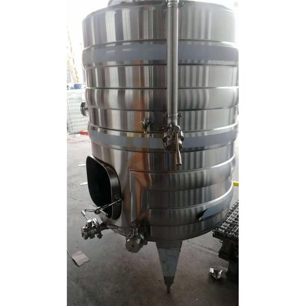 100kg - 20000kg Beer Fermentation Tanks 2000l 3 Years Warranty For Brewery