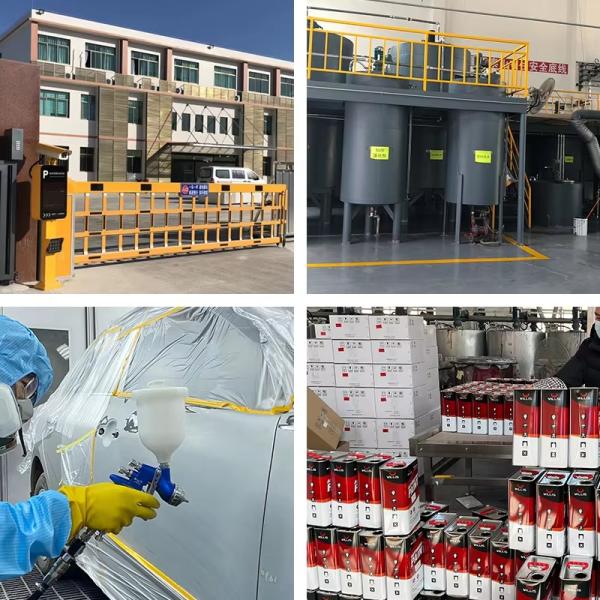 High Gloss Finish 2K Solid Paint Durable Glossy Coating Long Lasting Auto Paint Thinner Varnish Hardener