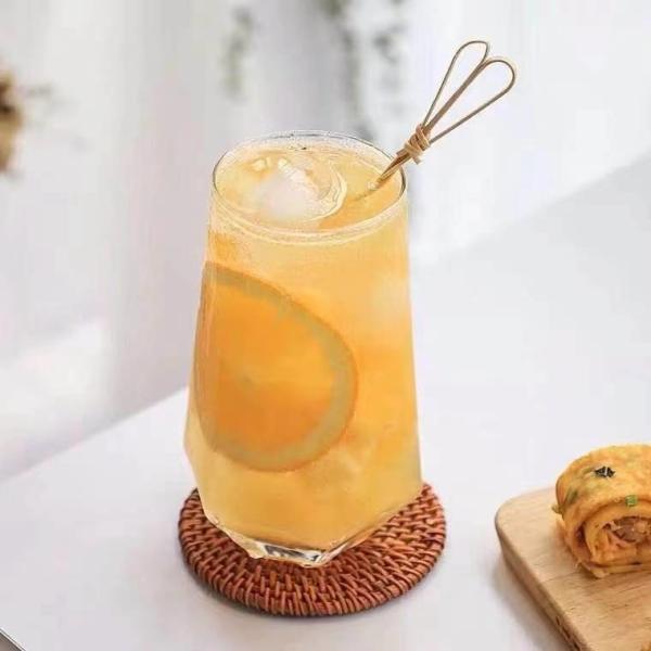 Vodka Hand Blown Crystal Tumbler Glasses Electric Painting