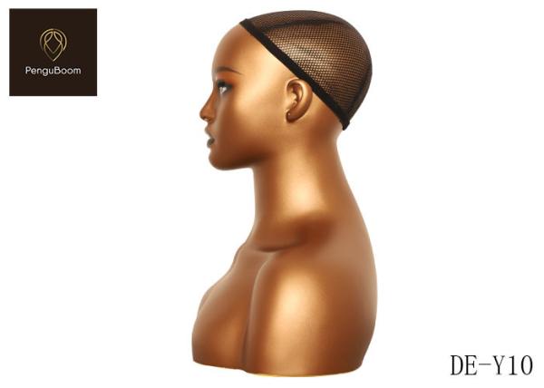 Stylish 14.2 Inch Width Makeup Mannequin With Shoulders And Ear Hole