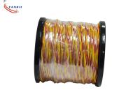 El cable de termopar de tipo standard del ANSI K, dos torció el cable trenzado amarillo rojo