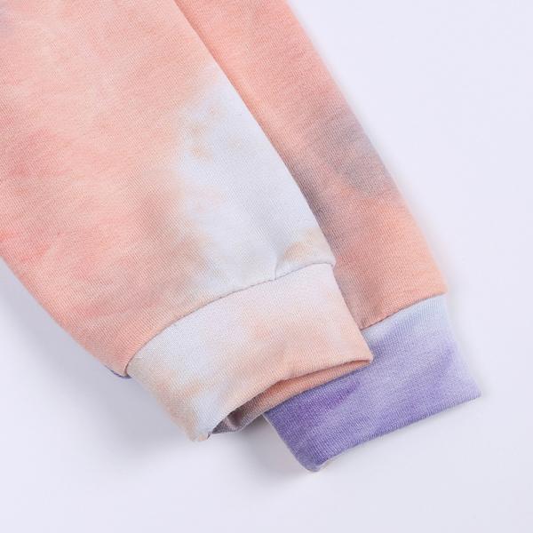 Jogging Spring Children'S Clothing Tie Dye Two Piece Jogger Set