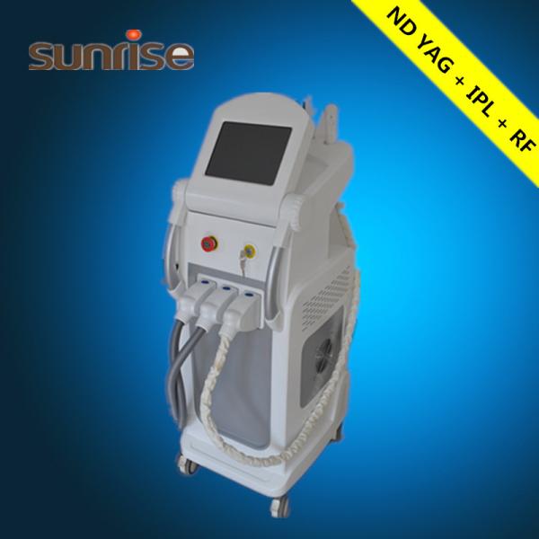 3 in 1 multifunctional elight ipl rf nd yag laser for hair removal