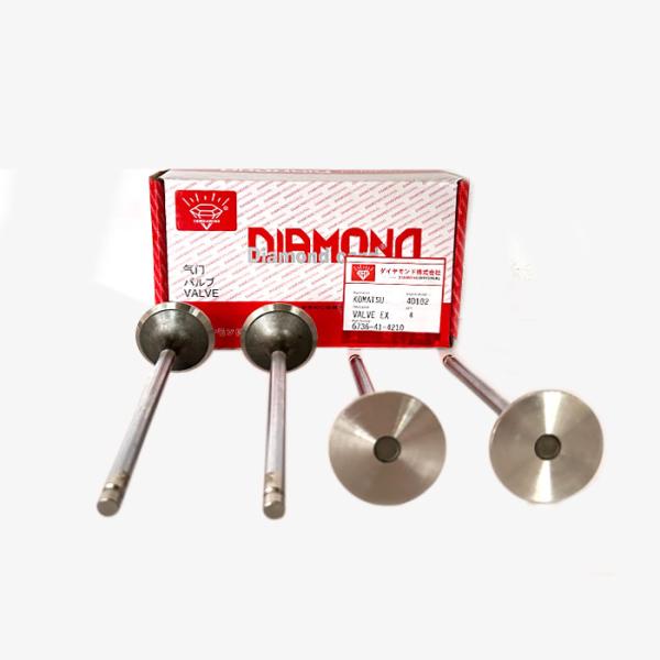 6736-41-4210 6736-41-4110 4BT 6BT Engine Spare Parts Exhaust Valve Intake Valve