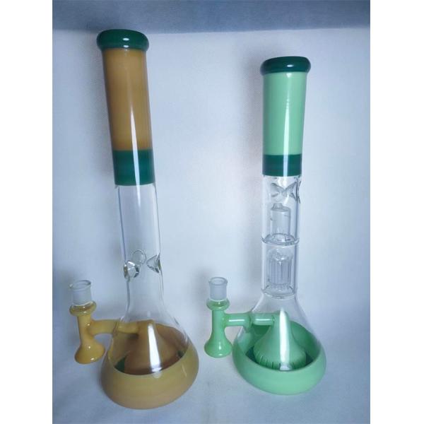 12inchGlass Smoking Water Pipes Percolator Glass Straight Tube 9mm