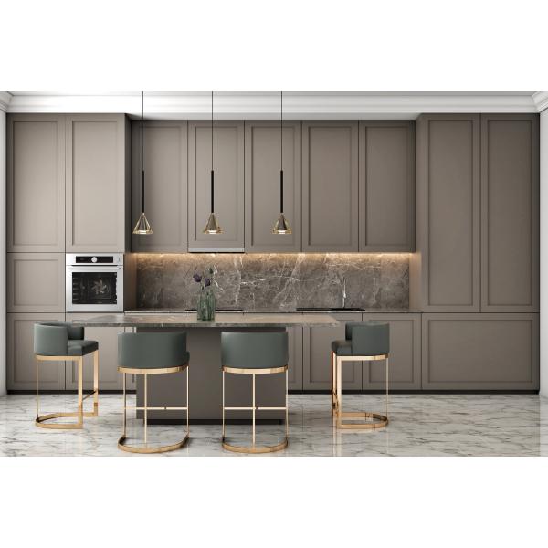 One-Stop Designs Factory Customized High Gloss Kitchen Cabinet Sets For Villa