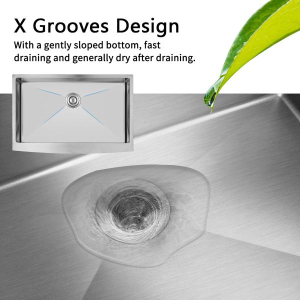 Кухонные раковины шара SUS 304 глубины Topmount 229mm двойные