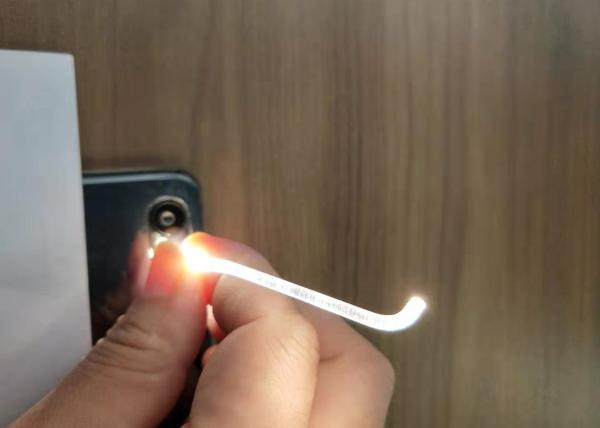 Bend Glass Light Guide Rod Dia 2.6mm Medical Instrument Subassembly
