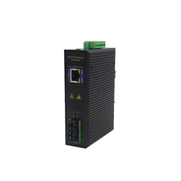 100Mbps SC Industrial Ethernet Switch Poe Din Rail Mounted 850nm