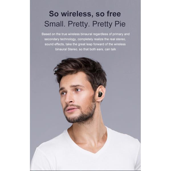Wireless Connection Waterproof Noise Cancelling BT Streaming Stereo Headphone Earphone with 300 mah Charging Case Battery
