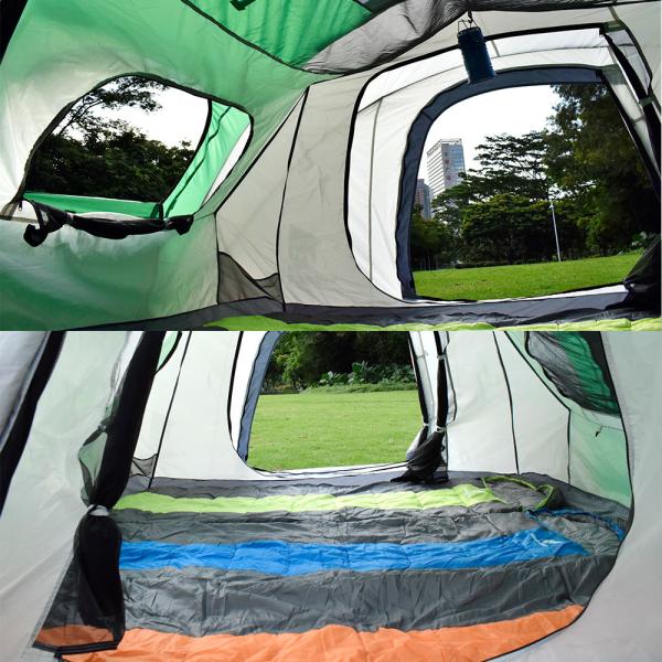 Outdoor 2 Doors Instant 6.8kg Pop Up Camping Tent
