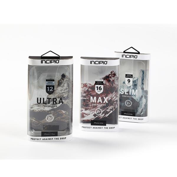 Blister PVC Plastic Clear Packaging Box Mobile Phone Case Cover Cosmetic Gift Box For Flat Items