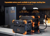 LiFePO4 Portable Generator Battery Pack Rechargeable Power Station With 3072Wh Capacity