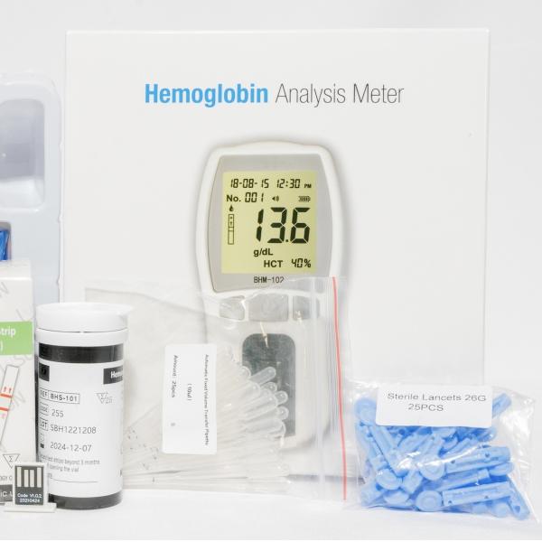 800 Records Home Hemoglobin Test Meter Machine Portable BHM-102