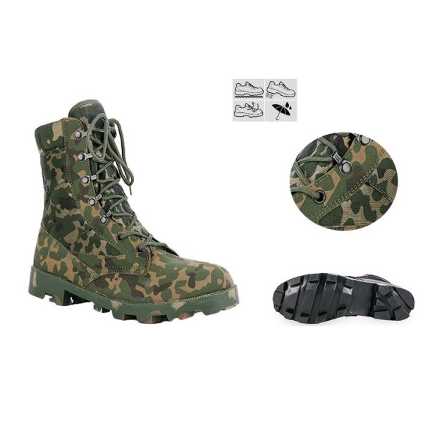 Heavy Duty Law Enforcement Boots , Tan Combat Boots Insulated Fashion