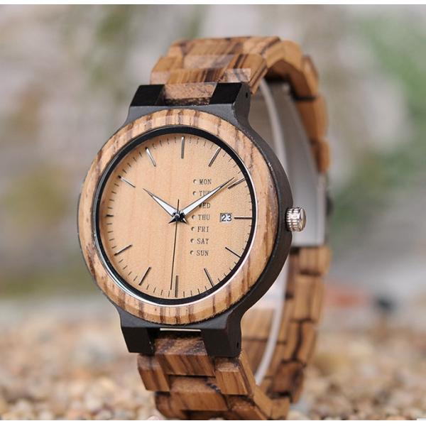 Дозор кварца ОЭМ поддержанный ОДМ деревянный, наручные часы круглых людей деревянные