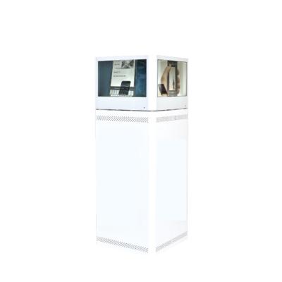 O dobro tomou partido C.A. transparente 110V do painel LCD ~ 240V com a porta de vidro moderada