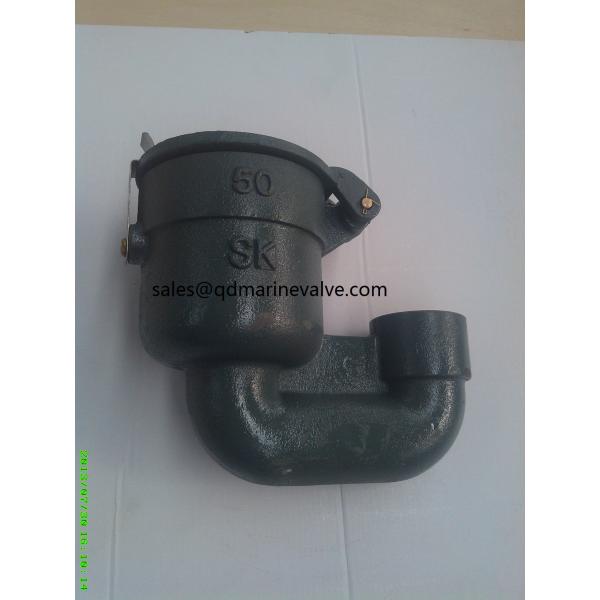 Cast iron Goose Neck Air Pipe Heads JIS F3012 5K,10K