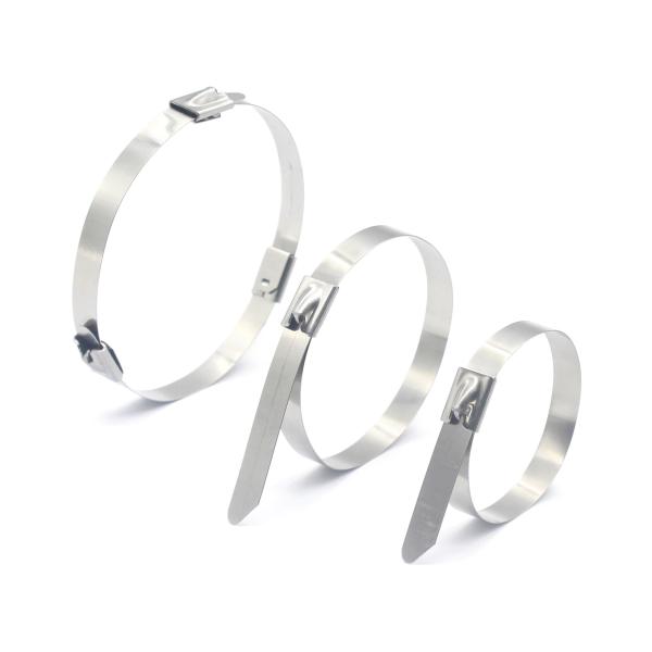 Des liens de câbles à verrouillage à billes anti-corrosion en acier inoxydable -80° à 538° C