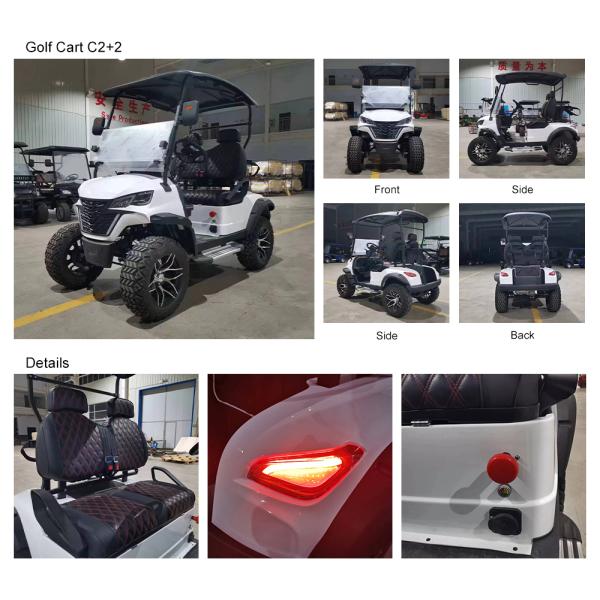 Minimum Grand Clearance 100-150mm Equipped Standing Postion Excar Mini Golf Cart Club Car