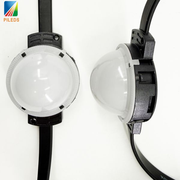 50MM 5CM RGBW DC24V Plastic IP68 Christmas Outdoor Facade Building DMX Pixel LED Dot Light