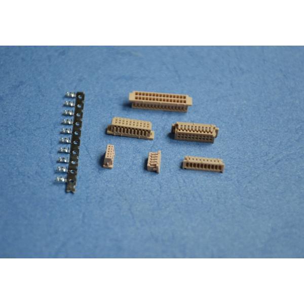 Home Appliance / Power Lvds Display Connector 1.25mm With DF13 series Phosphor Terminal