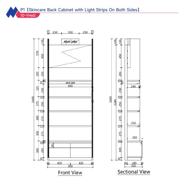 ODM Commercial Retail Shelving Systems Grocery Store Fixture