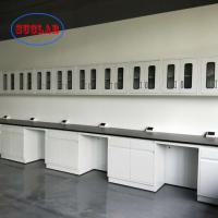 Anti Chemical Acid Alkali Chemistry School  Lab Furniture Bench Solutions With Bearing 500kg
