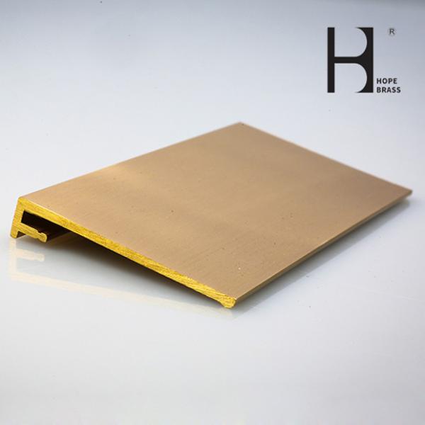 Golden Yellow Anti Fade Brass Pen Clip SGS Certification