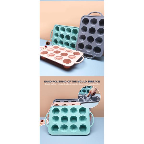 Easy Release Versatile 12 Cavity Silicone Cake Mould